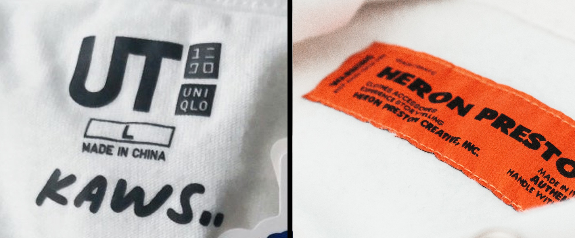 Étiquettes tissées à coudre personnalisée pour vêtements